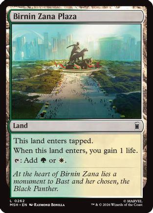 Image of Birnin Zana Plaza (MSH-262) - Marvel Super Heroes