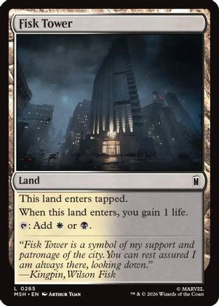 Image of Fisk Tower (MSH-265) - Marvel Super Heroes Foil