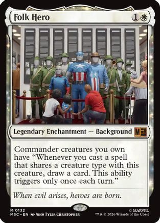 Image of Folk Hero (MSC-132) - Commander: Marvel Super Heroes
