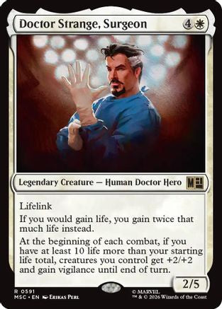 Image of Doctor Strange, Surgeon (MSC-591) - Commander: Marvel Super Heroes Foil