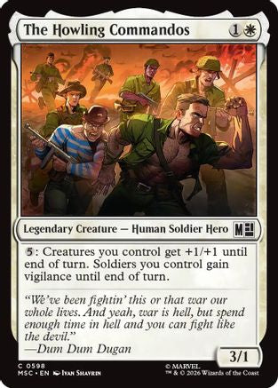 Image of The Howling Commandos (MSC-598) - Commander: Marvel Super Heroes Foil