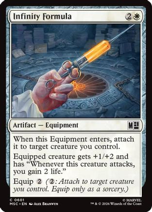Image of Infinity Formula (MSC-601) - Commander: Marvel Super Heroes Foil