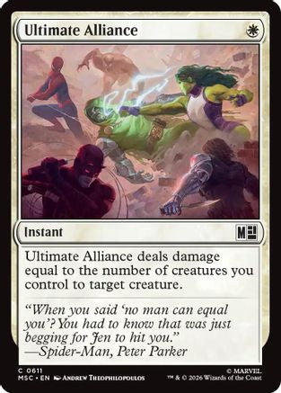Image of Ultimate Alliance (MSC-611) - Commander: Marvel Super Heroes