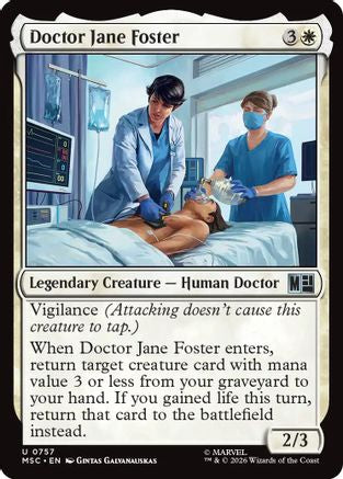 Image of Doctor Jane Foster (MSC-757) - Commander: Marvel Super Heroes