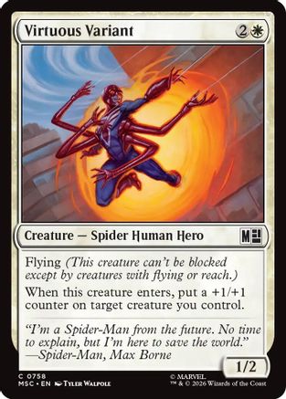 Image of Virtuous Variant (MSC-758) - Commander: Marvel Super Heroes