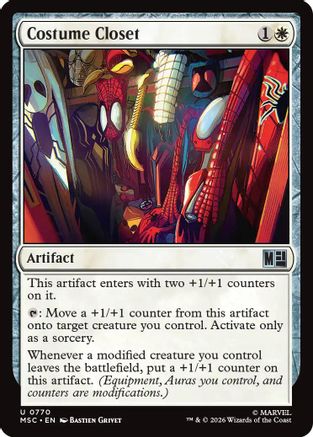 Image of Costume Closet (MSC-770) - Commander: Marvel Super Heroes