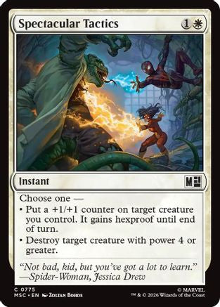 Image of Spectacular Tactics (MSC-775) - Commander: Marvel Super Heroes Foil