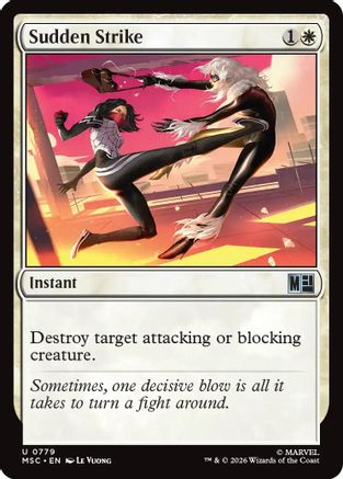 Image of Sudden Strike (MSC-779) - Commander: Marvel Super Heroes