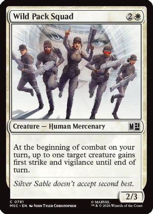 Image of Wild Pack Squad (MSC-781) - Commander: Marvel Super Heroes