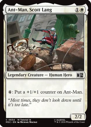 Image of Ant-Man, Scott Lang (MSC-834) - Commander: Marvel Super Heroes