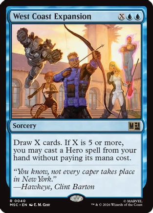 Image of West Coast Expansion (MSC-040) - Commander: Marvel Super Heroes