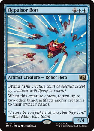 Image of Repulsor Bots (MSC-532) - Commander: Marvel Super Heroes