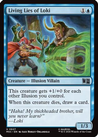 Image of Living Lies of Loki (MSC-627) - Commander: Marvel Super Heroes