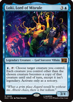 Image of Loki, Lord of Misrule (MSC-628) - Commander: Marvel Super Heroes