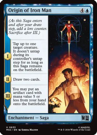 Image of Origin of Iron Man (MSC-633) - Commander: Marvel Super Heroes Foil