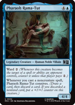 Image of Pharaoh Rama-Tut (MSC-634) - Commander: Marvel Super Heroes Foil