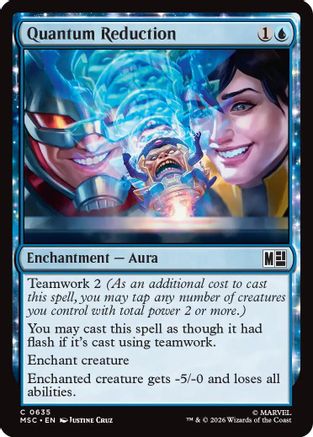 Image of Quantum Reduction (MSC-635) - Commander: Marvel Super Heroes Foil