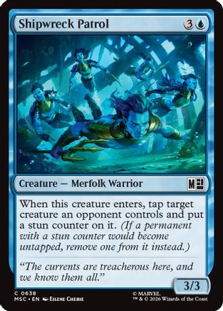 Image of Shipwreck Patrol (MSC-638) - Commander: Marvel Super Heroes Foil