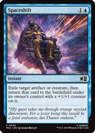 Image of Spaceshift (MSC-640) - Commander: Marvel Super Heroes Foil