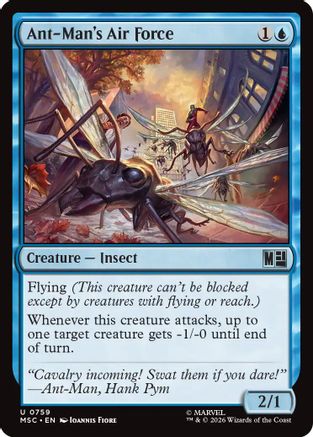 Image of Ant-Man's Air Force (MSC-759) - Commander: Marvel Super Heroes Foil
