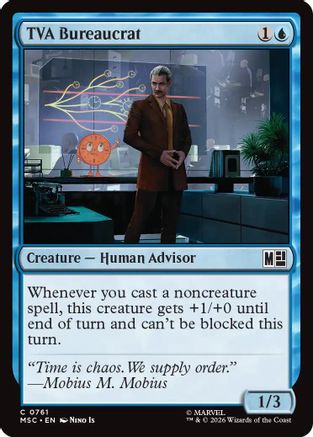 Image of TVA Bureaucrat (MSC-761) - Commander: Marvel Super Heroes