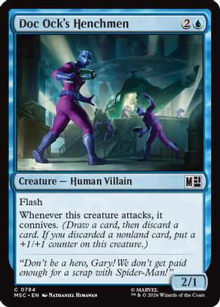 Image of Doc Ock's Henchmen (MSC-784) - Commander: Marvel Super Heroes Foil
