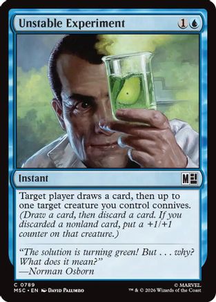 Image of Unstable Experiment (MSC-789) - Commander: Marvel Super Heroes