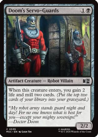 Image of Doom's Servo-Guards (MSC-535) - Commander: Marvel Super Heroes Foil