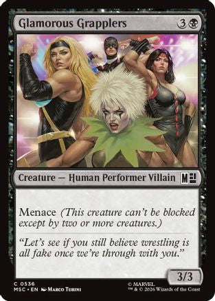 Image of Glamorous Grapplers (MSC-536) - Commander: Marvel Super Heroes Foil