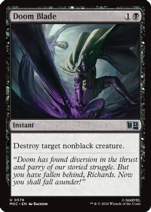 Image of Doom Blade (MSC-576) - Commander: Marvel Super Heroes Foil