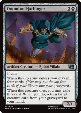 Image of Doombot Harbinger (MSC-655) - Commander: Marvel Super Heroes Foil