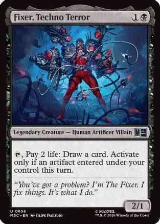 Image of Fixer, Techno Terror (MSC-656) - Commander: Marvel Super Heroes