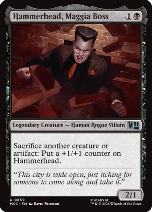 Image of Hammerhead, Maggia Boss (MSC-659) - Commander: Marvel Super Heroes