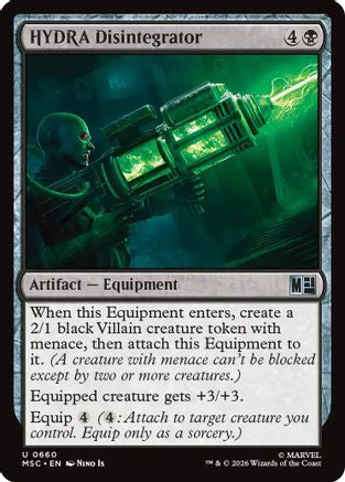 Image of HYDRA Disintegrator (MSC-660) - Commander: Marvel Super Heroes Foil