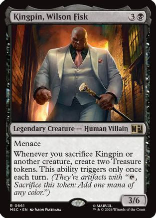 Image of Kingpin, Wilson Fisk (MSC-661) - Commander: Marvel Super Heroes Foil