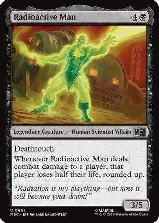 Image of Radioactive Man (MSC-665) - Commander: Marvel Super Heroes Foil