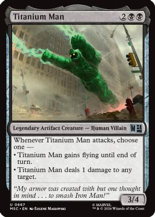 Image of Titanium Man (MSC-667) - Commander: Marvel Super Heroes