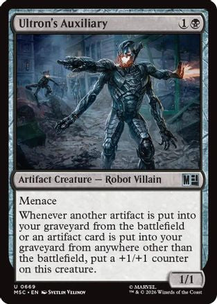 Image of Ultron's Auxiliary (MSC-669) - Commander: Marvel Super Heroes Foil