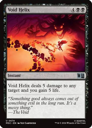 Image of Void Helix (MSC-674) - Commander: Marvel Super Heroes Foil
