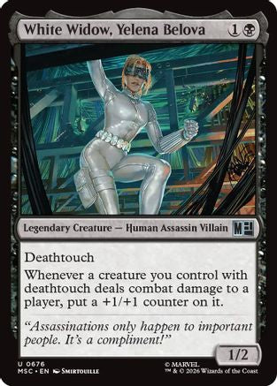 Image of White Widow, Yelena Belova (MSC-676) - Commander: Marvel Super Heroes