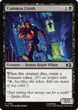 Image of Common Crook (MSC-792) - Commander: Marvel Super Heroes Foil