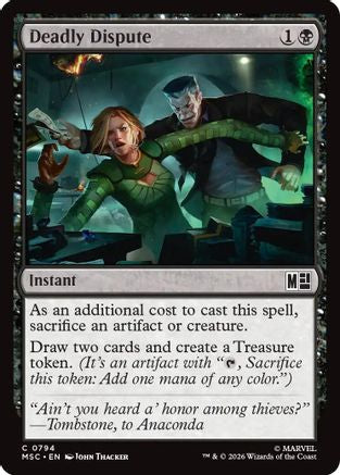 Image of Deadly Dispute (MSC-794) - Commander: Marvel Super Heroes Foil