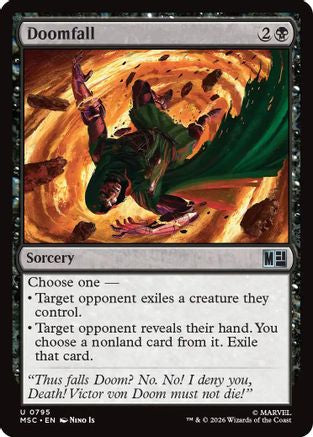 Image of Doomfall (MSC-795) - Commander: Marvel Super Heroes Foil