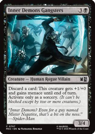 Image of Inner Demons Gangsters (MSC-797) - Commander: Marvel Super Heroes