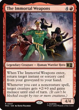 Image of The Immortal Weapons (MSC-547) - Commander: Marvel Super Heroes