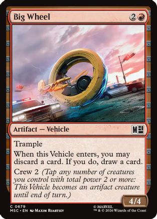 Image of Big Wheel (MSC-679) - Commander: Marvel Super Heroes Foil