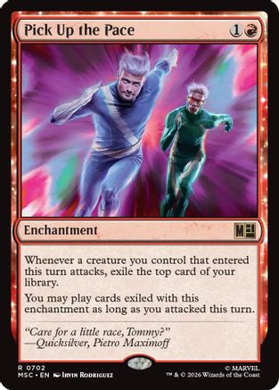 Image of Pick Up the Pace (MSC-702) - Commander: Marvel Super Heroes Foil