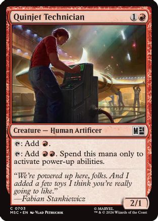 Image of Quinjet Technician (MSC-703) - Commander: Marvel Super Heroes Foil