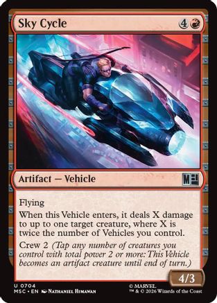Image of Sky Cycle (MSC-704) - Commander: Marvel Super Heroes