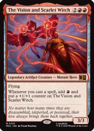 Image of The Vision and Scarlet Witch (MSC-707) - Commander: Marvel Super Heroes